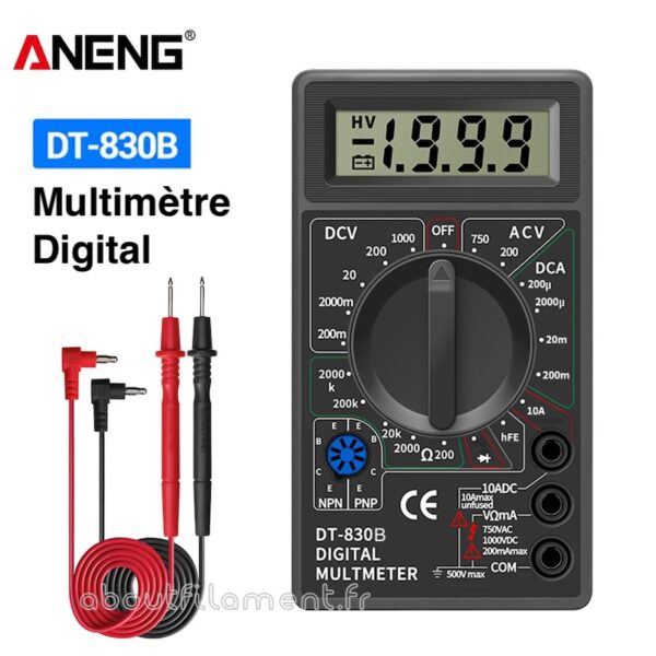 Multimètre digital ANENG DT830B