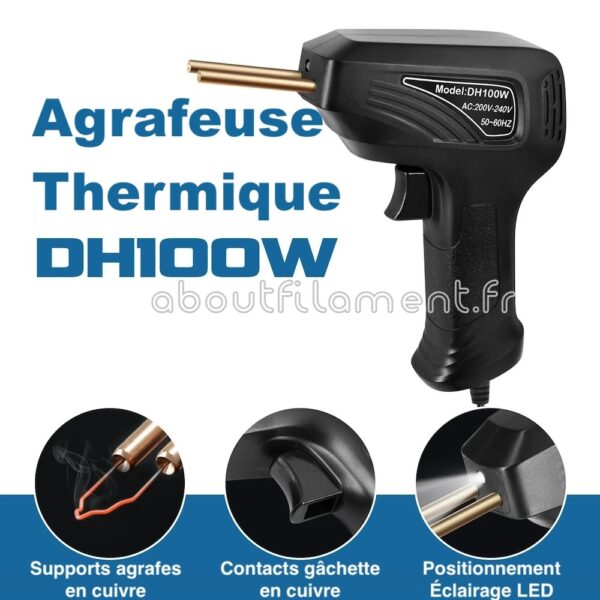 Agrafeuse thermique 100W - Pistolet soudage plastique